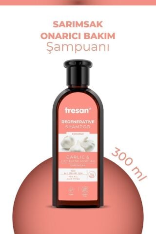 TRESAN Sarımsak Onarıcı Bakım Şampuanı 300 ml