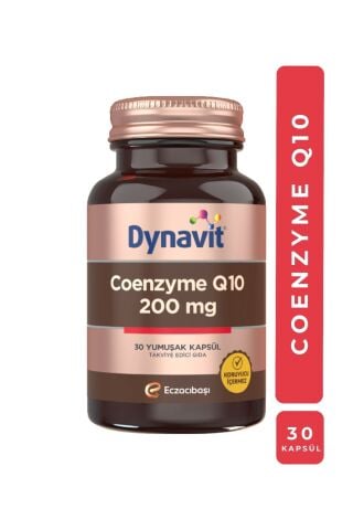Dynavit Coenzyme Q10 200 mg 30 Yumuşak Kapsül - Koenzim Q10