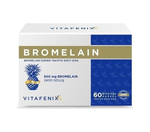 Vitafenix Bromelain 500mg 60 Kapsül