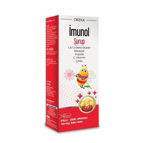 İmunol Ballı Çilek Aromalı 150 ml Şurup