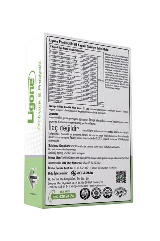Ligone Probiyotik 30 Drcaps Kapsül
