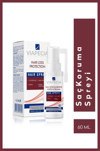 Viapecia Saç Dökülmesine Karşı Saç Spreyi 60 Ml Caffein & Biotin & Procopil