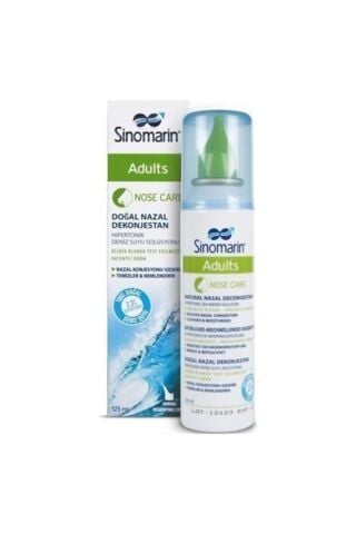 Sinomarin Adults Yetişkin Hipertonik Deniz Suyu 125 ml Burun Spreyi