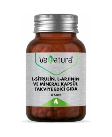 Venatura L-Sitrulin ,L-Arjinin Ve Mineral 60 Kapsül