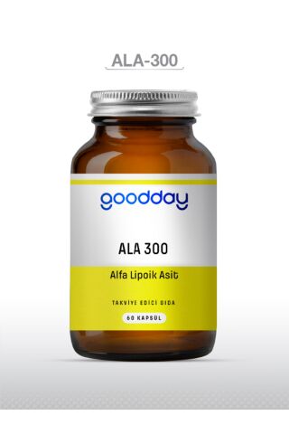 Goodday Alfa Lipoik Asit (ALA300) 60 Bitkisel Kapsül Besin Takviyesi