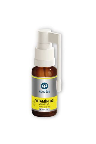 Goodday VİTAMİN D3K2 20 ML TAKVİYE EDİCİ GIDA