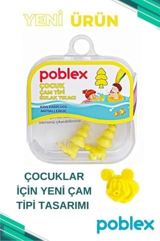 POBLEX ÇOCUK ÇAM TİPİ KULAK TIKACI