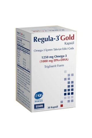 Assos Regula-3 Gold Omega-3 1250 Mg 30 Kapsül
