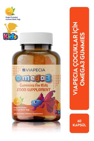 Viapecia Omega 3 Gummy 60 Adet Portakal Aromalı