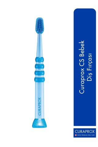 Curaprox Baby 4260 Diş Fırçası 0-4 Yaş (Mavi -Pembe)