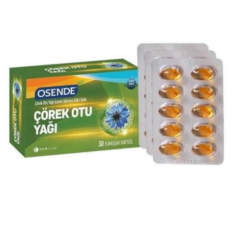 Osende Çörek Otu Yağı 30 Yumuşak Kapsül