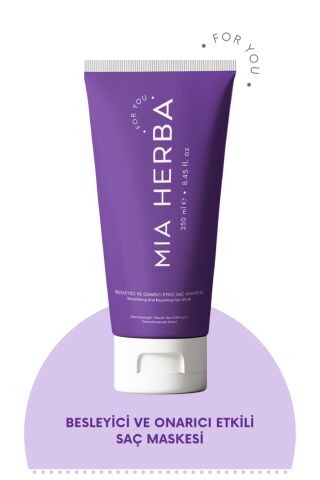 Mia Herba  Besleyici Onarıcı Etkili Saç Maskesi 250ml