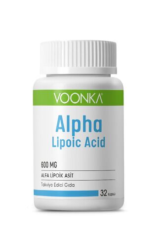 Voonka Alpha Lipoic Acid 600 mg 32 Kapsül