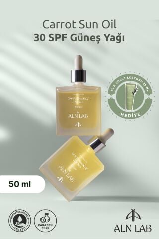 ALN LAB Sun Oil SPF 30 Bronzlaştırıcı ve Koruyucu Güneş Yağı 50 ml