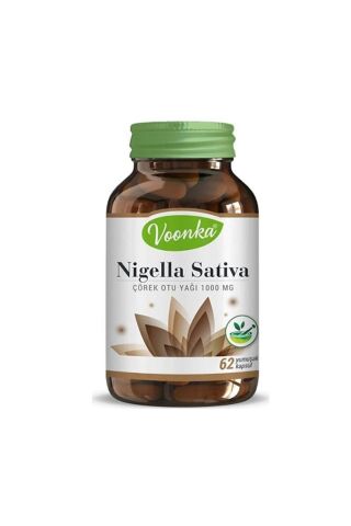 Voonka Nigella Sativa Çörek Otu Yağı 1000 mg 62 Kapsül