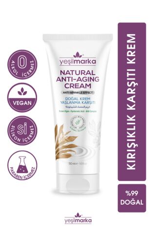 Yeşilmarka Doğal Yaşlanma Karşıtı (ANTİ AGİNG) Krem - Gençleştirici Etki Ve Işıltılı Görünüm