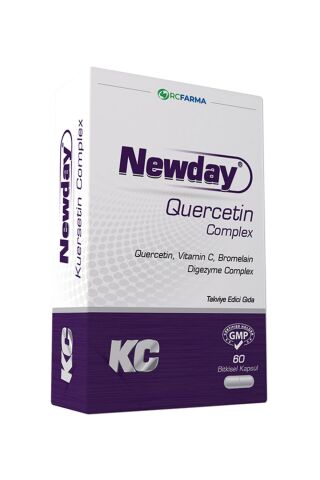 Newday Kuersetin Complex 60 Vejetaryen Kapsül