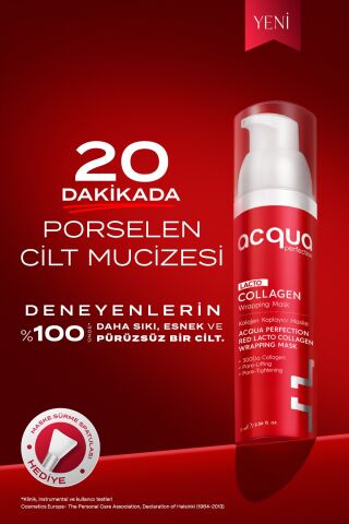Acqua Perfection Collagen | Nemlendirici Gözenek Kırışıklık Karşıtı Kolajen Maske 70 ml