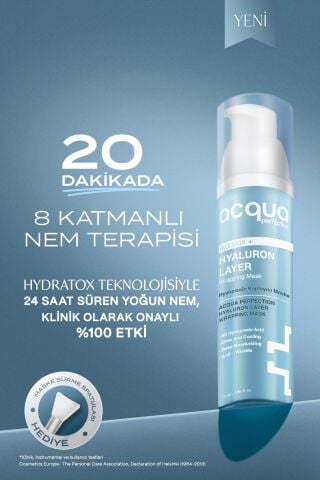 Acqua Perfection Hydratox | Hyaluronic Acid Nemlendirici  Maskesi 70 ml