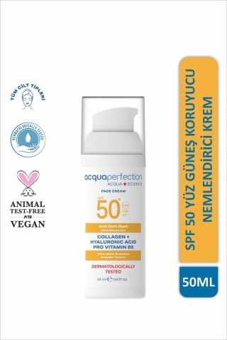 Acqua Perfection FACE CREAM ÇOK YÜKSEK KORUMALI GÜNEŞ KORUYUCULU YÜZ KREMİ 50ML