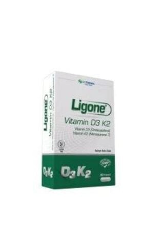 Ligone Vitamin D3/K2 60 Kapsül