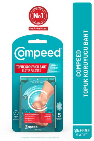 Compeed Topuk Koruyucu Bant Şeffaf 5li