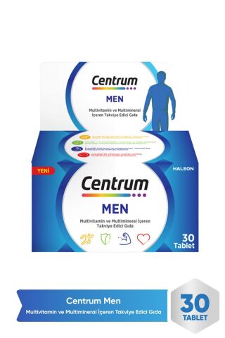 Centrum Men Multivitamin 30'lu Tablet