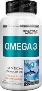 BigJoy Vitamins Omega 3 2000 mg 100 Yumuşak Kapsül