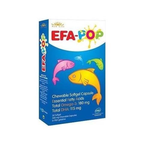 NewLife Efa Pop Çiğnenebilir Omega 3 30 Kapsül