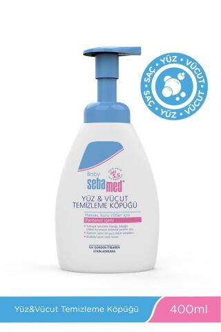 Sebamed Baby Bebek Şampuanı Yüz, Vücut Köpük 400 ml
