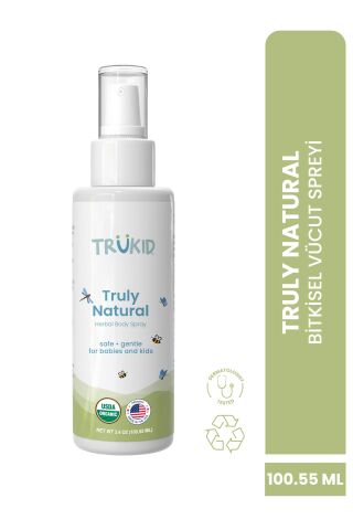 Trukid Truly Natural Bitkisel Vücut Spreyi 100 ml | Doğal Koruyucu Bakım