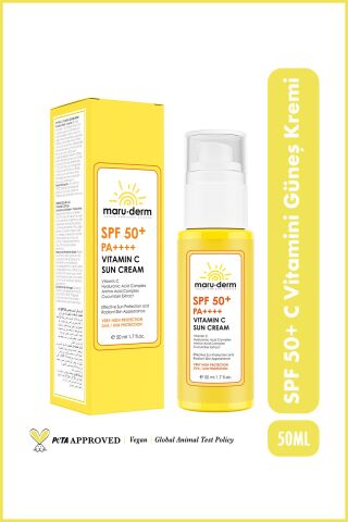 MaruDerm C Vitamini SPF 50+ PA++++ | Yeni Nesil Kore Filtreli 50 ML