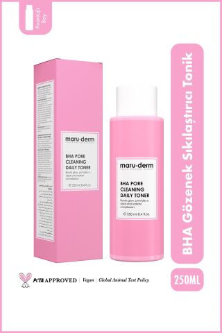 MaruDerm Bha Tonik | Gözenek Sıkılaştırıcı, Siyah Nokta Karşıtı 250 ML
