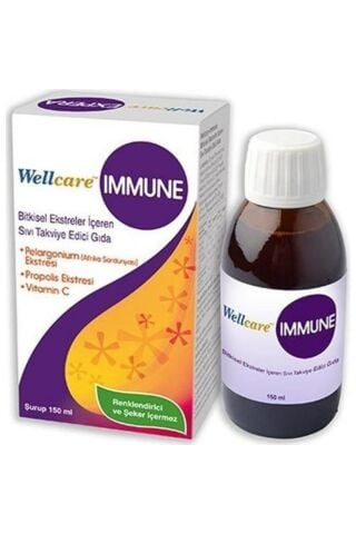 Wellcare Immune Şurup 150 Ml