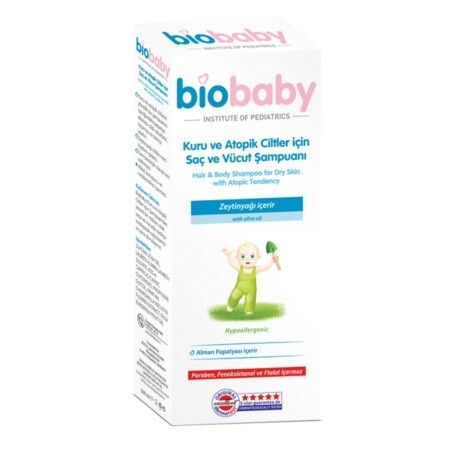 Biobaby Kuru Ve Atopik Ciltler İçin Şampuan 300 ML