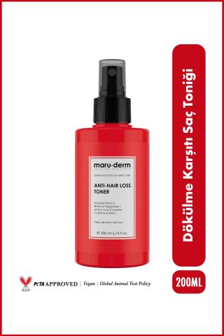 MaruDerm Biotin & Kafein Dökülme Karşıtı Saç Toniği  200 ML