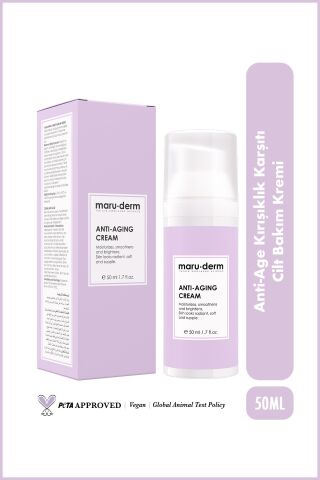 MaruDerm Anti-age Kırışıklık Karşıtı Cilt Bakım Kremi 50 ML