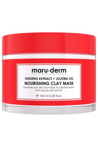 MaruDerm Kil Maskesi | Ginseng Özü + Jojoba Yağı Besleyici Kil Maskesi 100 ML |