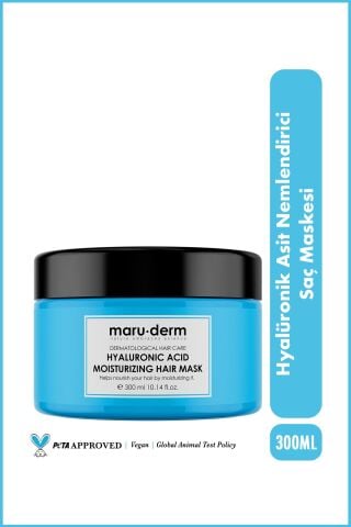 MaruDerm Saç Maskesi - Hyalüronik Asit Nemlendirici Saç Maskesi 300 ML