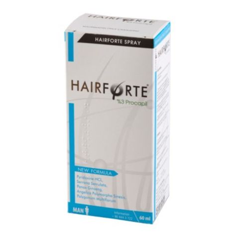 Hair Pharma Hair Forte Erkek %3 Procapil 60 ml Dökülmelere Saç Spreyi