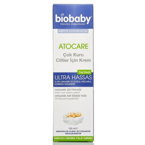 Biobaby Kuru ve Atopik Ciltler için Krem 100 ml