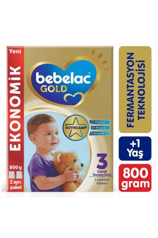 Bebelac Gold 3 Çocuk Devam Sütü 800 gr
