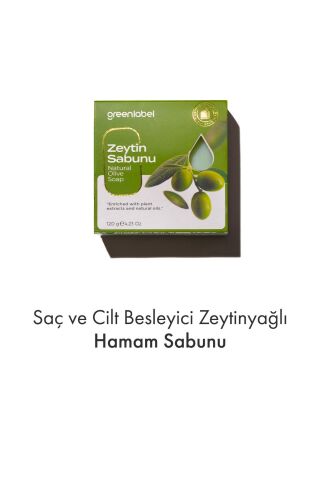 Greenlabel Zeytinyağı Sabunu Natural Saç Ve Cilt Besleyici 120gr.