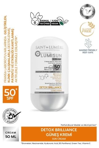 LUMISUN Detox Brilliance SPF 50+ 50 ml Güneş Kremi