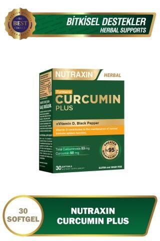 Nutraxin Curcumin Plus 30 Softgel
