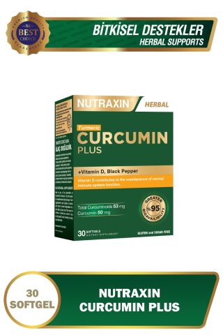 Nutraxin Curcumin Plus 30 Softgel