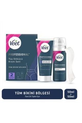 Veet Professional Bikini Bölgesi Tüy Dökücü Krem Seti 50ml+50ml ( 1 ADET )