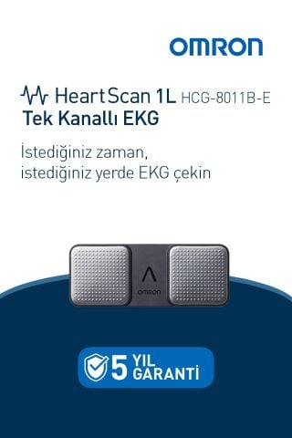 Omron HeartScan 1L Tek Kanallı Taşınabilir EKG Ölçüm Cihazı