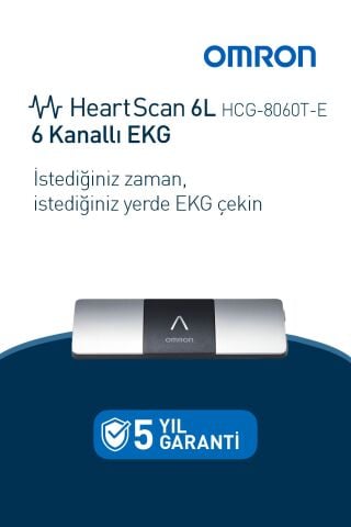 Omron HeartScan 6L Altı Kanallı Taşınabilir EKG Ölçüm Cihazı