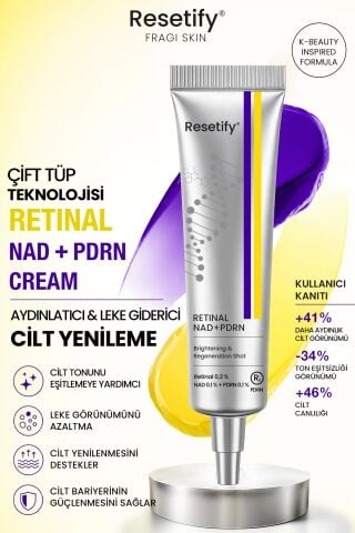 RESETIFY NAD + PDRN Tightening(Sıkılaştırıcı) Shot Cream 40 ML